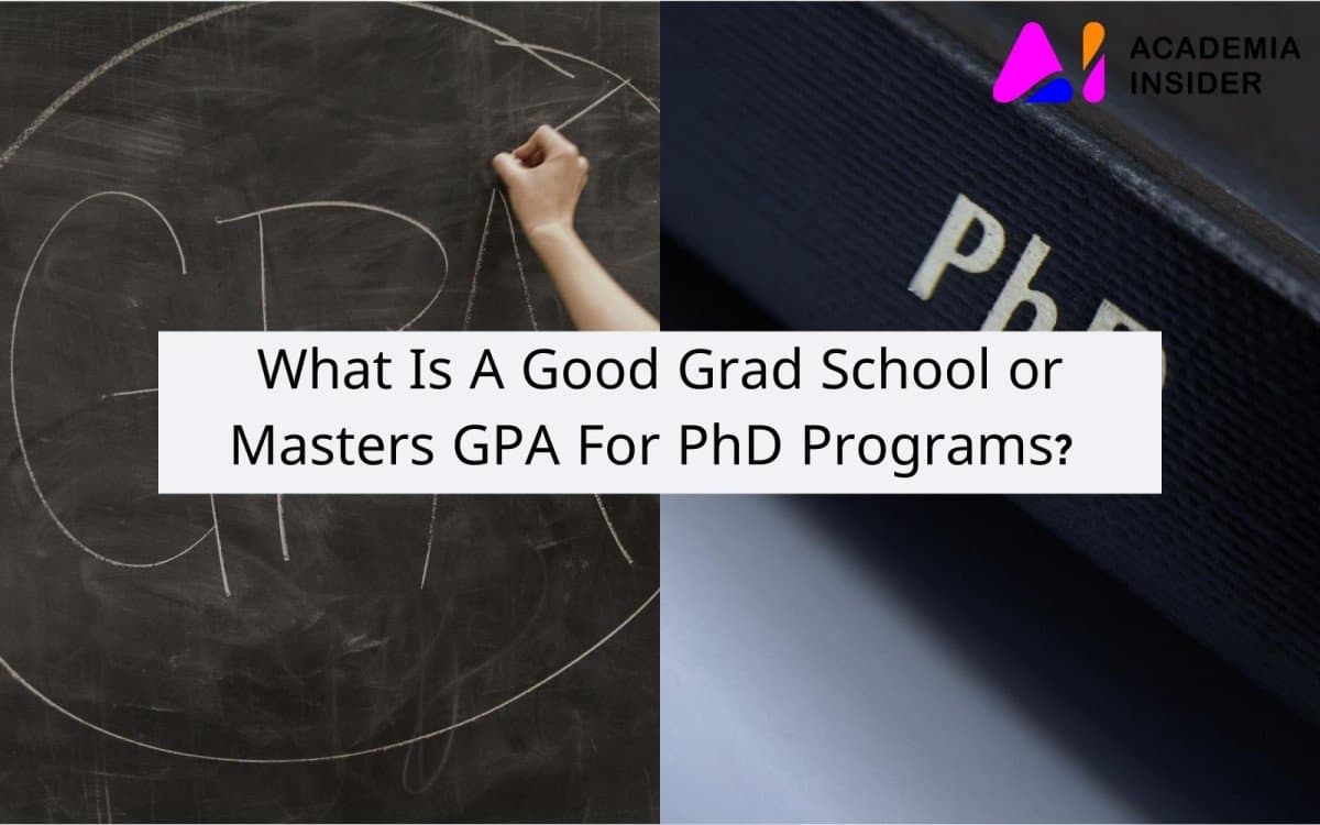 what is a good masters gpa for phd